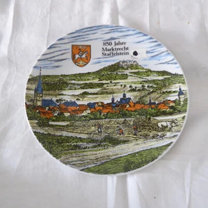 Vintage Wandteller Sammelteller 850 Jahre Markrecht Staffelstein 1982 (SP7-18) - Bild 1 von 6