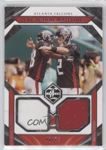 2021 Limited Play-Action Materials Spotlight Silver /75 Calvin Ridley Matt Ryan