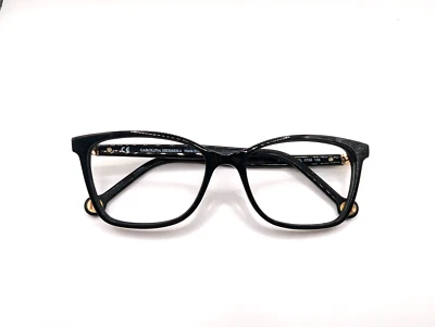 Carolina Herrera Eyeglasses, Frames Only, VHE895K COL.0700, 51-16-135,  Black - Image 1 of 4