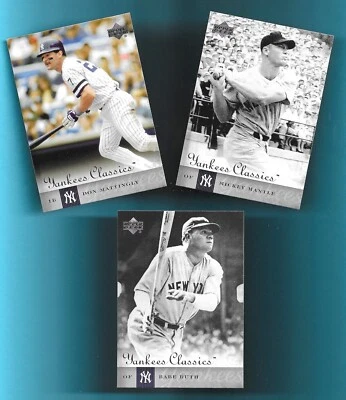 2004 UD Yankees Classics (Pick Your Players) (FREE SHIPPING ON 5 OR MORE) - Image 1 of 4