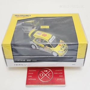 NOREV 1:43 Suzuki SX4 WRC 2008 JDM Rare Diecast Toy Car Yellow Genuine Sealed - Picture 1 of 12