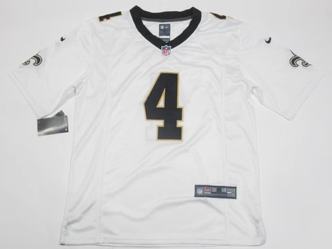 NWT Derek Carr #4 New Orleans Saints onField Men's Jersey White Cover