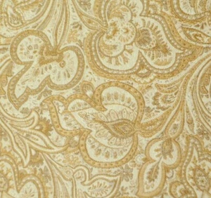 1.5 yards Robert Allen Paisley Fleur color Pearl Fabric - Picture 1 of 5