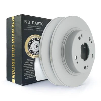 Jeu de Disques Frein Plein 260mm Arrière pour Honda Civic Ix VIII Couleurs FN FK - Photo 1/3