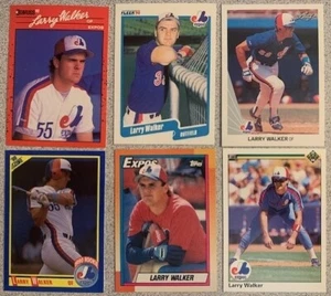 LARRY WALKER Montreal Expos ParalIel/lnsert/SP/Base Cards -You Pick FREE S/H HOF - Picture 1 of 6