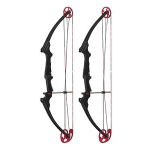 Genesis Archery Original Adjustable Right Handed Compound Bow, Black (2 Pack) - Picture 1 of 9