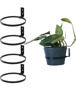 4er-Pack hängende Pflanzenhalter Stützring für Outdoor & Indoor Dekoration Größe 6" - Bild 1 von 3