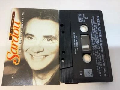 MICHEL SARDOU  Cassette Tape LES GRANDES CHANSONS Vol 2 1994 Trema PGCT-4-139 - Image 1 of 4