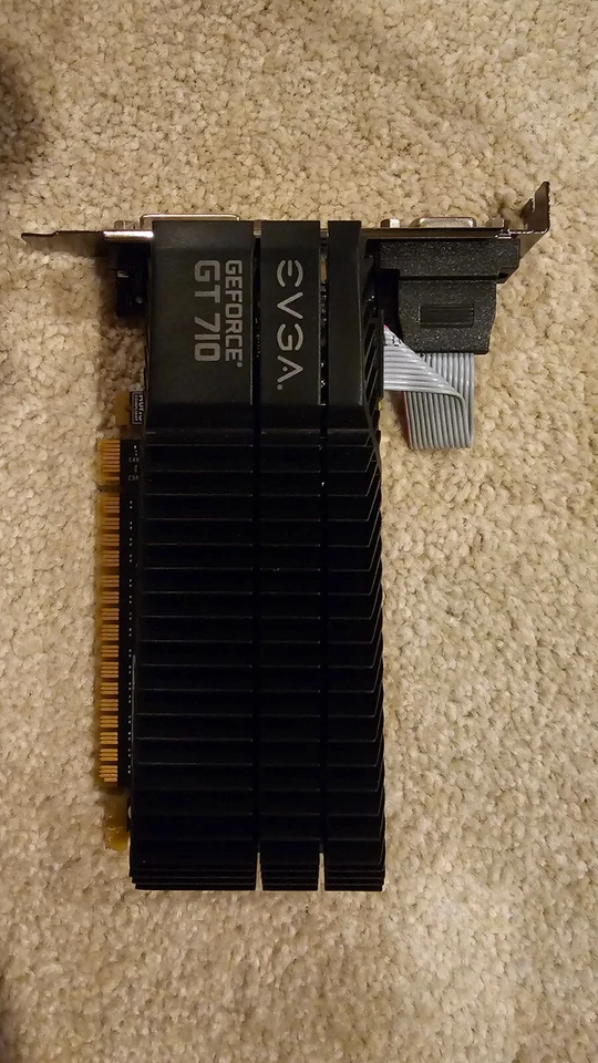 EVGA nVIDIA Geforce GT 710 Video Card 2 GB | 02G-P3-3712-KR - Image 1 of 1