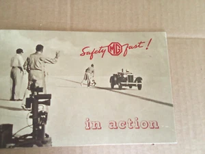 SALES BROCHURE - MG T SERIES TD ORIGINAL MG FACTORY SALES BROCHURE 1952 GOLDIE.. - Picture 1 of 11