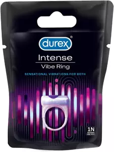 Durex Intense Vibrations Cock Ring - Vibrating Stimulation for Him Sex Toy - Picture 1 of 12