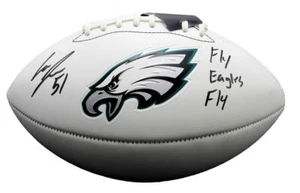 Cam Jurgens Firmado/Auto Logo Philadelphia Eagles Fútbol PSA/DNA 193055 - Imagen 1 de 4