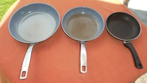 3x Sartén 28, 24, 20 cm - en lote - Apta para inducción - Imagen 1 de 15