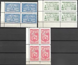 TURQUÍA - 1955 MNH "Campeón Internacional de Fútbol Militar." Bloque de 4!!!! - Imagen 1 de 1