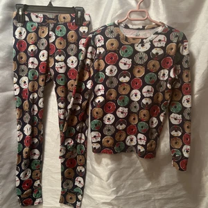 Kids 12  GAP Kids Christmas Cookies 2pc Pajamas set - Cotton - Unisex - Picture 1 of 4