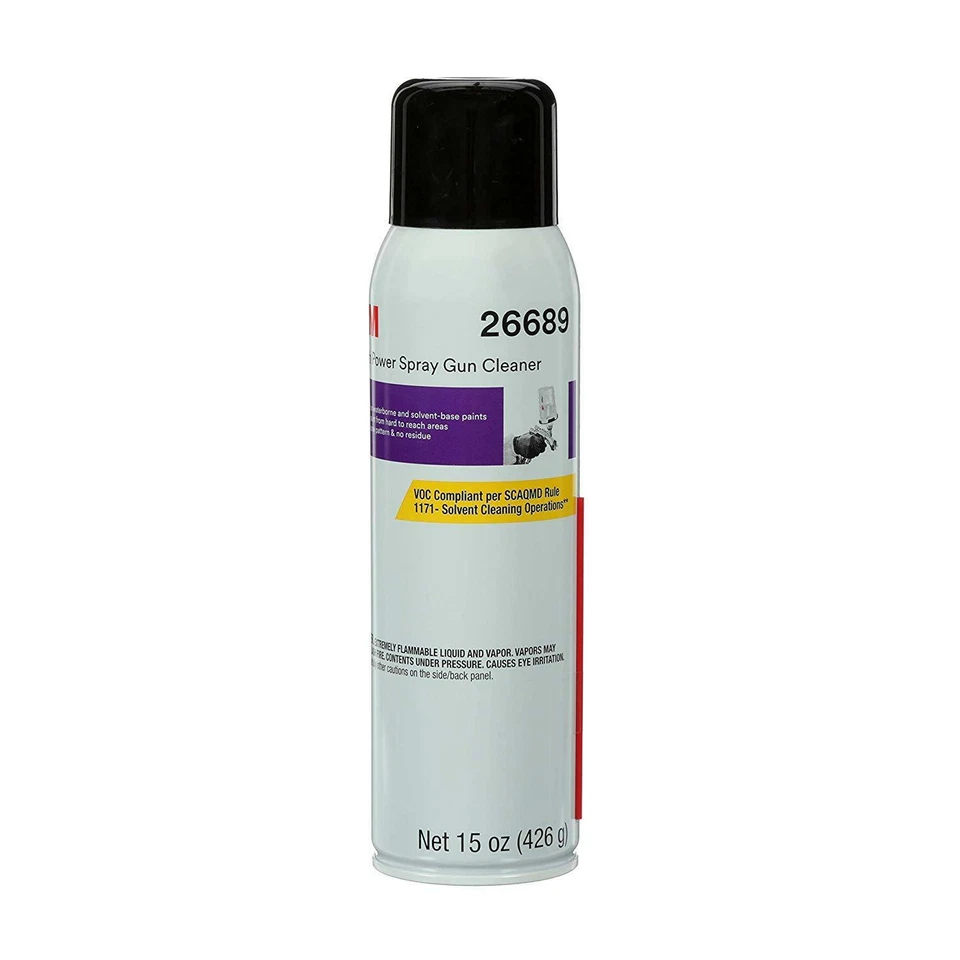 3M 26689 High Power Spray Gun Cleaner 426g Paint Solvent Aerosol - image 1 of 1