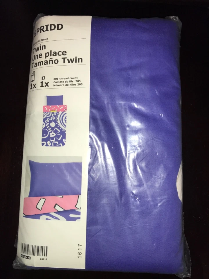 Edredón individual Ikea Spridd/Funda de edredón y funda de almohada/Multicolor - NUEVO Foto 1 de 1