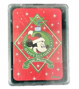Disney Mickey Mouse Happy Holidays Mini Playing Cards