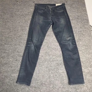 rag & bone Jeans Mens 30 Blue Standard Issue Fit 1 Skinny Leg Button Fly Denim - Picture 1 of 17