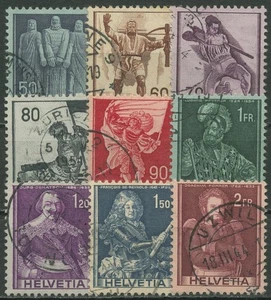 Schweiz 1941 Historische Darstellungen 377/85 gestempelt - Picture 1 of 1
