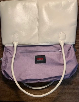 BOLSO DE HOMBRO VINTAGE Y2K HOBO INTERNATIONAL CUERO BLANCO Foto 1 de 4