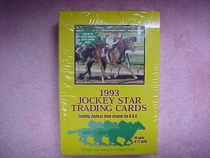 1993 jockey star trading cards Box Factory Sealed 36 Packs - Picture 1 of 4
