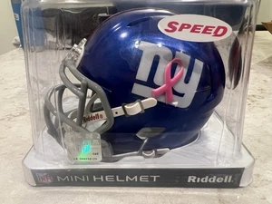 Riddell Sports New York Giants Brustkrebs Mini Helm Sammlerstück Replik Neu - Bild 1 von 6