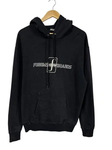 Sudadera con Capucha Negra Desteñida Forum Snowboards Vintage Años 90 Talla Grande - Imagen 1 de 3