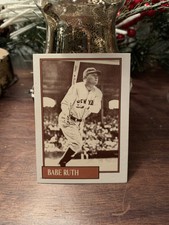 1991 Homers Cookies Food Issue The Homers Classics Collection Babe Ruth #1 HOF