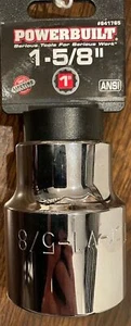 POWERBUILT 1" Drive 1-5/8" Socket #641765 - FREE SHIPPING - Picture 1 of 2