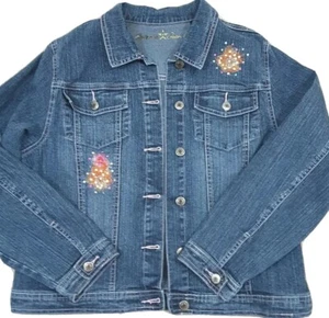 AriZona Jean Co~Youth Size XXL~Blue Denim Jacket Casual. - Picture 1 of 9
