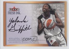 2000 Fleer Ultra WNBA Fresh Ink Yolanda Griffith Rookie Auto RC
