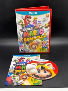 Super Mario 3D World (Nintendo Wii U, 2013) COMPLETE TESTED FREE SHIPPING - Picture 1 of 5