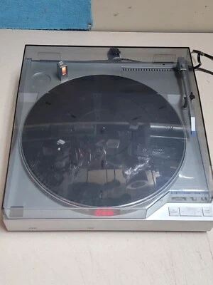 JVC Linear Tracking Record Player L-E3 Fully Automatic Turntable System Working! - Image 1 of 4
