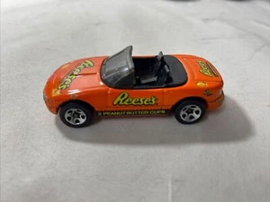 1998 Hot Wheels MAZDA MX-5 MIATA - Sugar Rush Series/ Reeses  - Orange LOOSE - Picture 1 of 6
