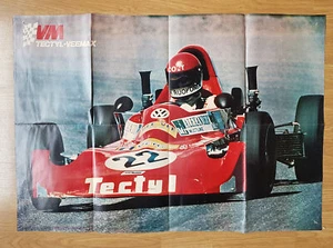 Póster vintage 56x80 cm 1975 fórmula formal tectilo super vw de la revista finlandesa VM Mag. - Imagen 1 de 7