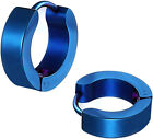 1pairs Stainless Steel Hoop Earring Piercing Huggie Hypoallergenic For Women/men