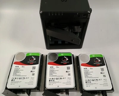 Synology 4 Bay DiskStation NAS DS920+ W/ 3/10TB HHD+8GB RAM +2 x 512Cache *VGC - Image 1 of 4