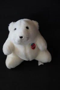 DE COLECCIÓN COCA-COLA OSO POLAR BLANCO NAVIDAD 6.5" PELUCHE - Imagen 1 de 5