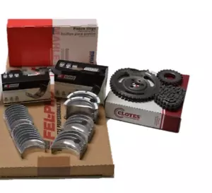 ENGINE Kit Piston Rings+Rod/Main Bearings+Gaskets+Timing 1955-1957 Chevy SB 265 - Bild 1 von 5