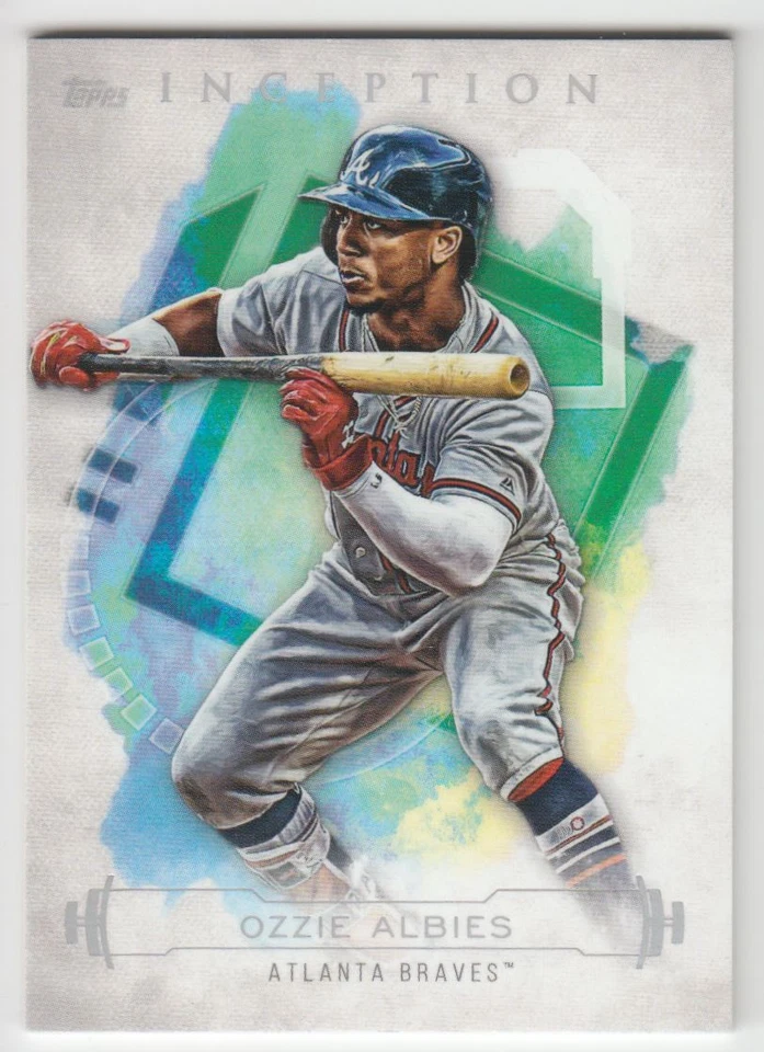 2019 Topps Inception Ozzie Albies Atlanta Braves #60 - Image 1 of 2