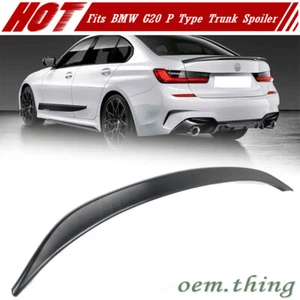 2022 Fit For BMW 3-Series G20 G80 Sedan P Look Trunk Spoiler Unpainted 330d - Picture 1 of 5