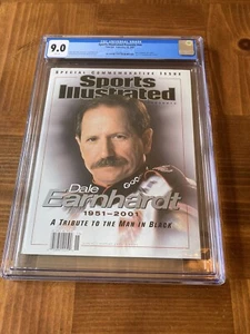 Dale Earnhardt Sports Illustrated CGC 9.0 White (Man in Black Tribute- 2001) xxh - Picture 1 of 3