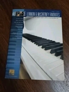 New "Lennon & McCartney Favorites" Beatles Piano Duet Play-Along Vol 38 Book/CD - Picture 1 of 4