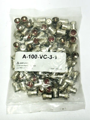HALTEC A-100-VC-3-1 METAL DOME VALVE CAP  (100 PCS ) - Image 1 of 2