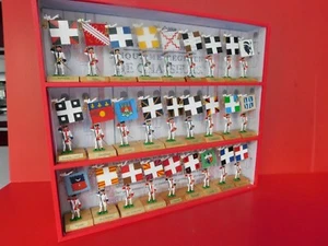 Lucotte / Old Regime: Magnificent Set of 27 Flag Doors - Picture 1 of 12