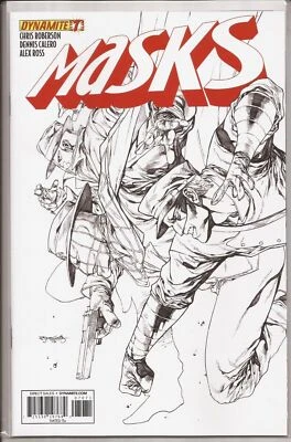 MASKS #7 (OF 8) – High-End - BLACK & WHITE – Ultra LTD To 100 - Image 1 of 2