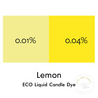 Lemon Liquid Candle Dye | ECO Reach Yellow Liquid Candle Dye For Candles + Soaps