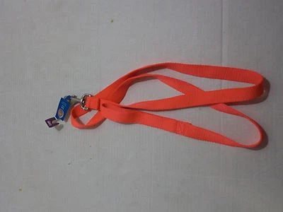 Hamilton Nylon Herringbone 1" Wide Dog Leash Size 6ft Color Orange Size Fit All - Image 1 of 2