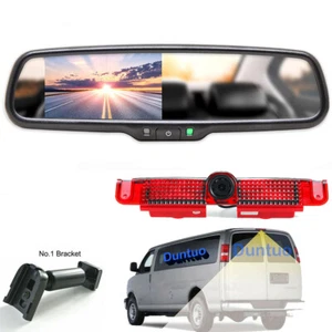 4.3'' Mirror Monitor Rear View Backup + Camera Parking System For Chevy Express - Picture 1 of 12